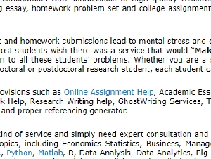 Assignment help